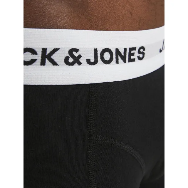 Jack & Jones Solid Trunk Boxershorts Heren (5-pack) zwart - wit, foto 2
