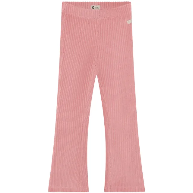 Daily7 corduroy flared broek roze