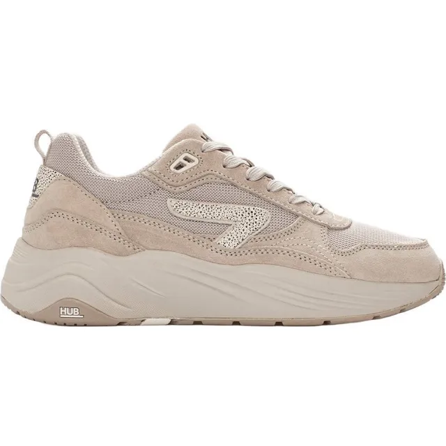 Hub chunky suède sneakers - beige
