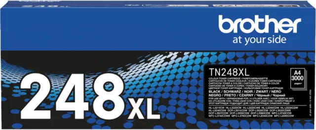 Brother TN248XLBK Black Toner Cartridge zwart