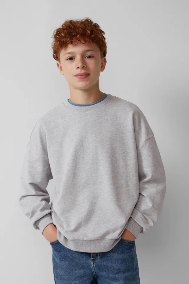 s.Oliver sweater lichtgrijs