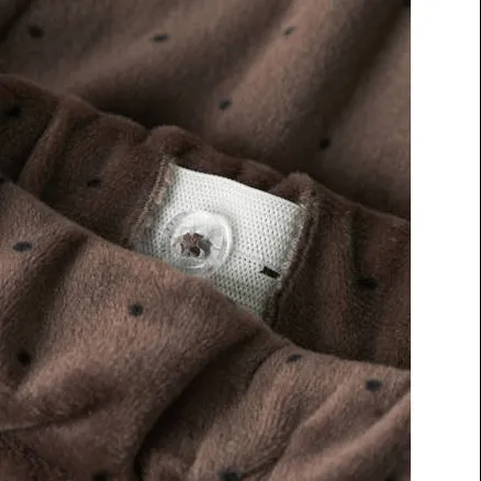 GUPPY BABY sweatpants met stippen bruin, foto 2