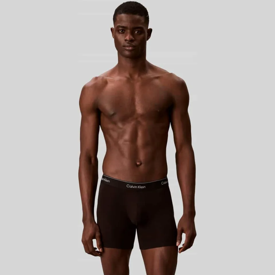 Calvin Klein Boxer Brief 3-pack boxershorts zwart, foto 4