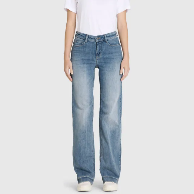 MAC wide leg jeans Lichtblauw