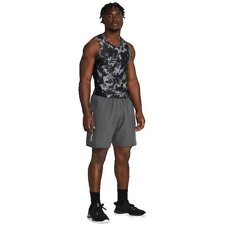 Under Armour Woven Wordmark Short Heren Grijs