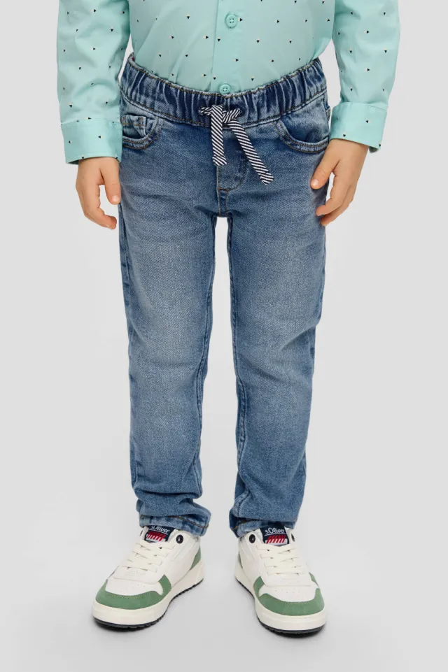 s.Oliver waist regular fit jeans medium blue denim