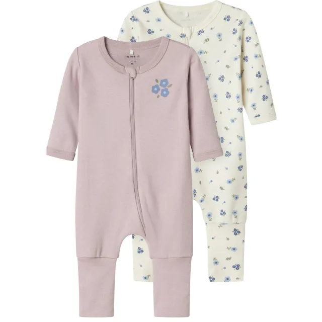 NAME IT BABY pyjama NBFNIGHTSUIT roze ecru, foto 2