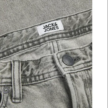 Jack & Jones JUNIOR loose waist baggy fit jeans grey denim, foto 4