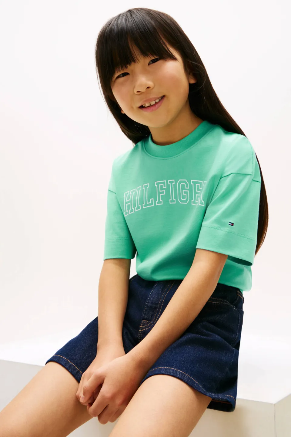 Tommy Hilfiger T-shirt tropisch groen, foto 4