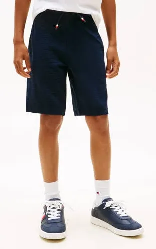 Tommy Hilfiger seersucker bermudashort donkerblauw, foto 6