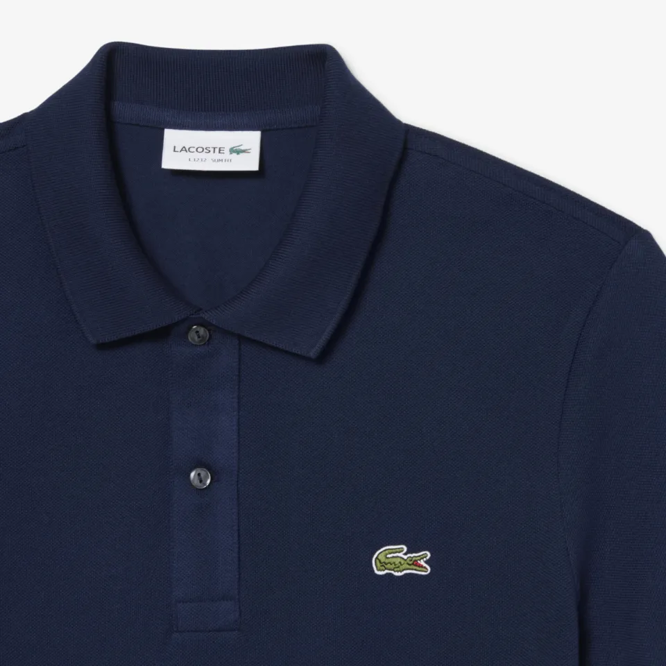 Lacoste slim polo donkerblauw navy blue, foto 5