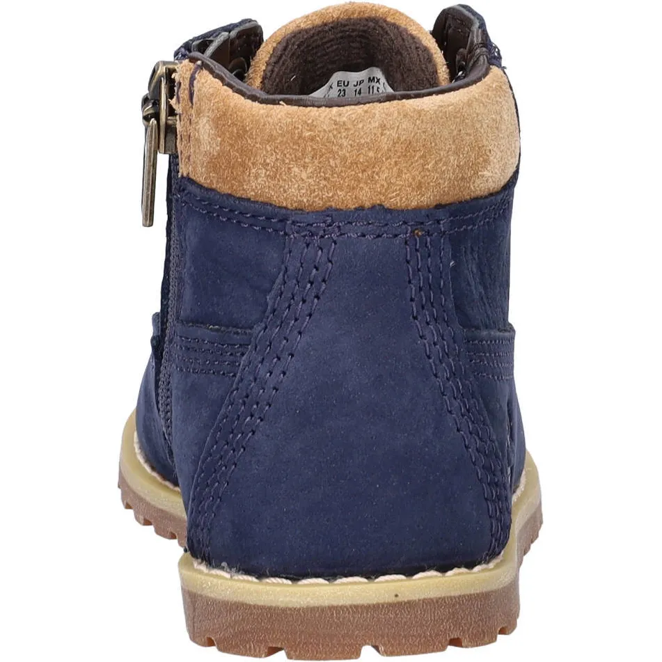 Timberland Pokey Pine suede enkelboots donkerblauw, foto 3
