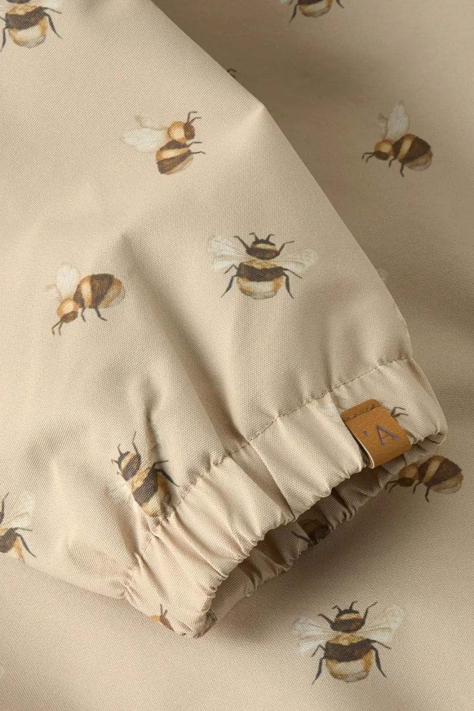 Lil' Atelier Mini regenjas beige, foto 8