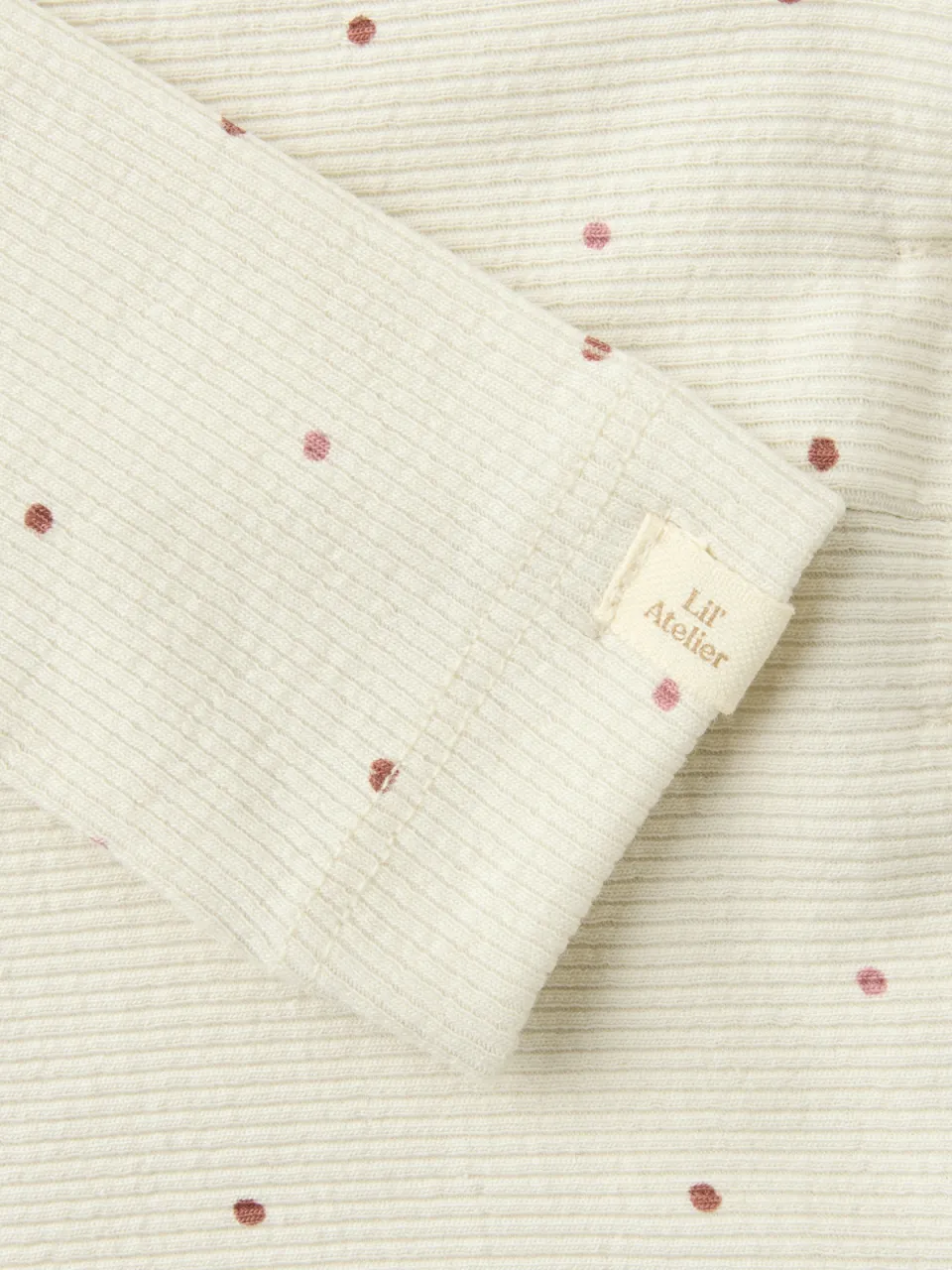 Lil' Atelier BABY legging met stippen ecru, foto 3