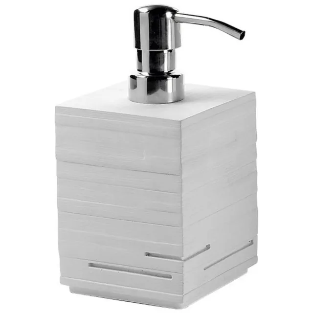 Zeepdispenser Sapho Quadrotto Vrijstaand 430 ML Polyresin Wit