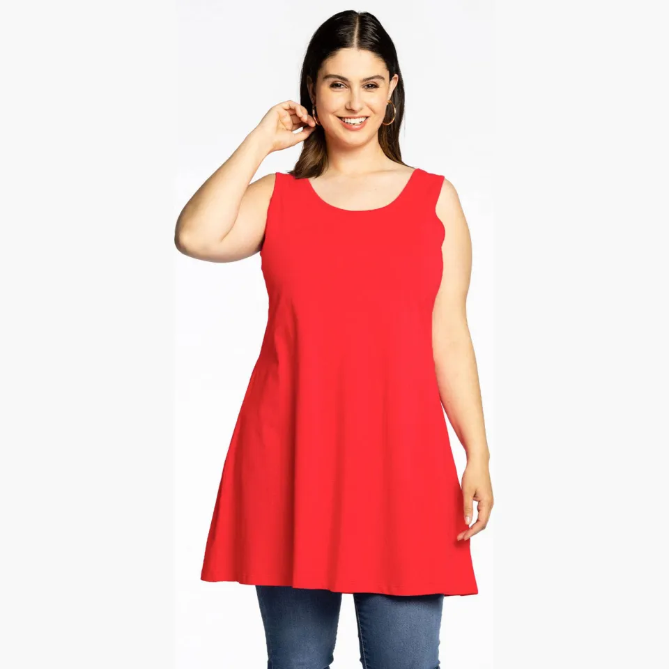 Yoek Top wide bottom | Rood