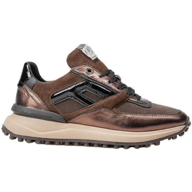 Floris Van Bommel 52.06 leren sneakers - donkerbruin