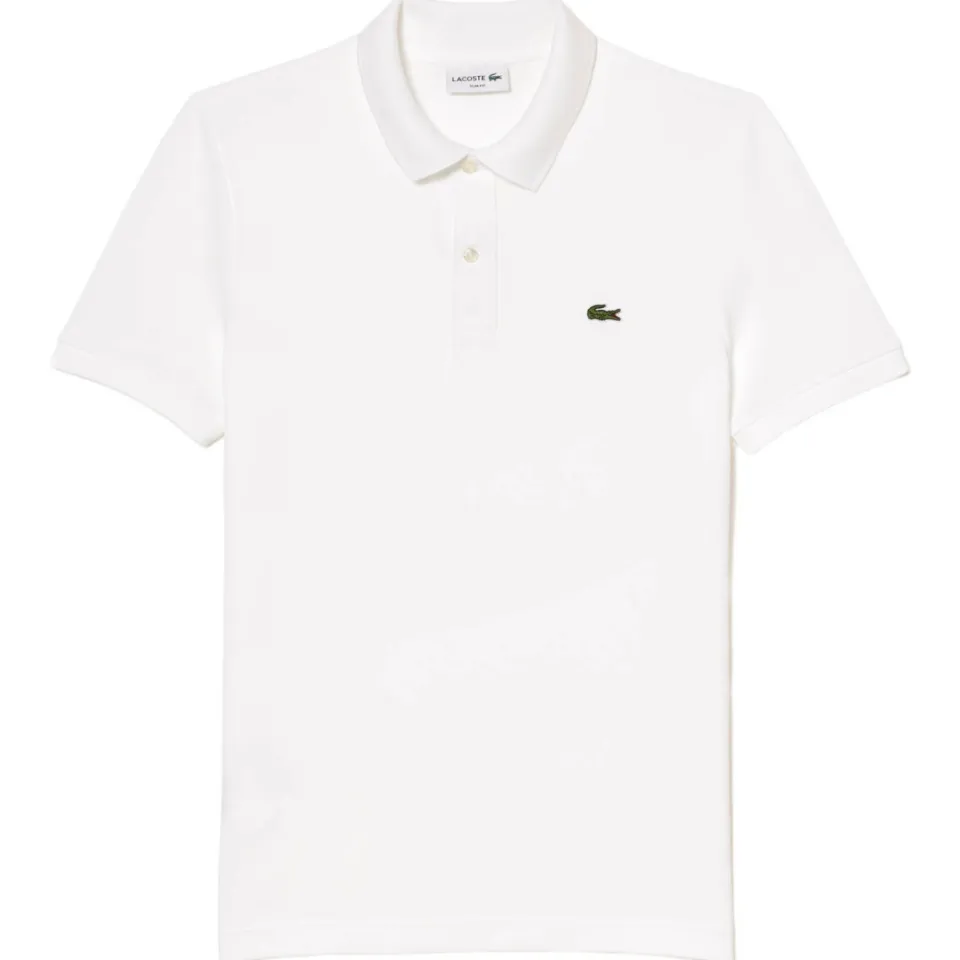 Lacoste slim polo wit, foto 2