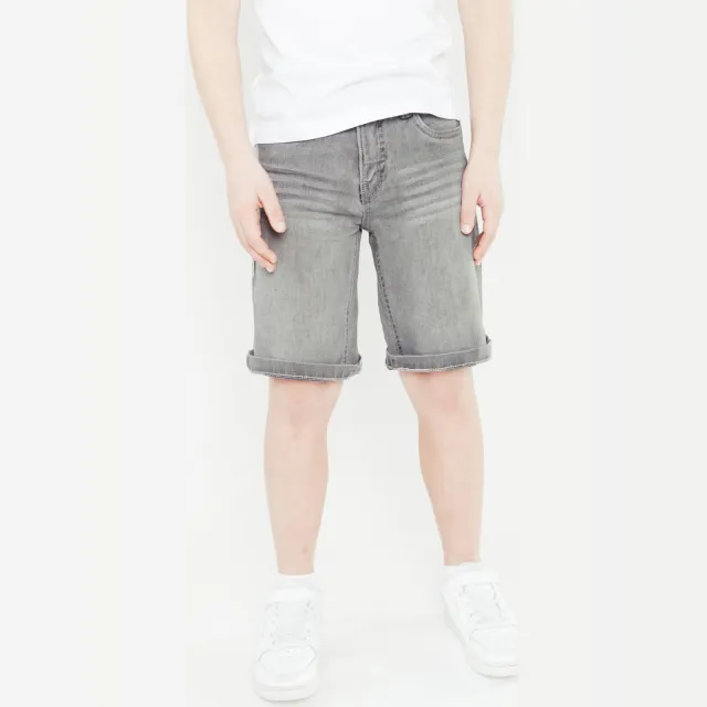 TYGO & vito Quinn regular denim short lichtgrijs Light Grey Denim
