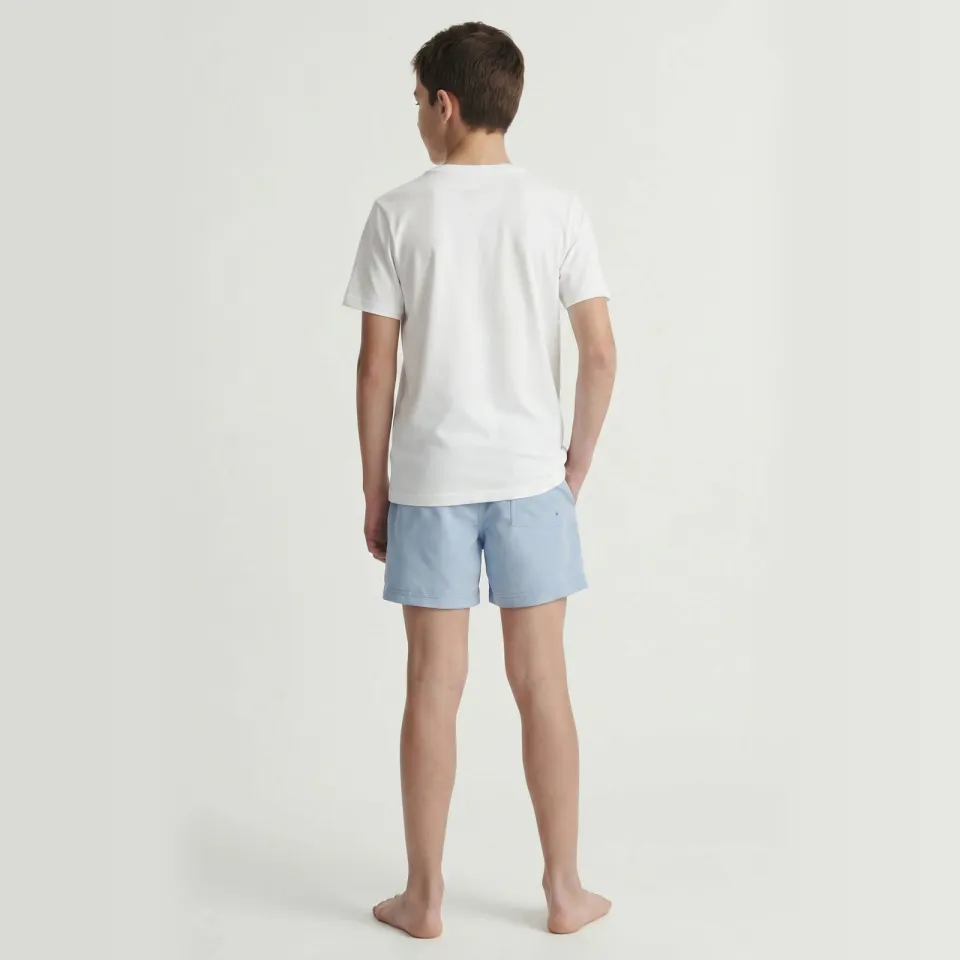 Jack & Jones JUNIOR zwemshort lichtblauw/geel, foto 6