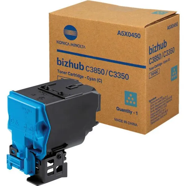 Konica-Minolta Konica Minolta A5X0450 (TNP-48C) Toner Cyaan