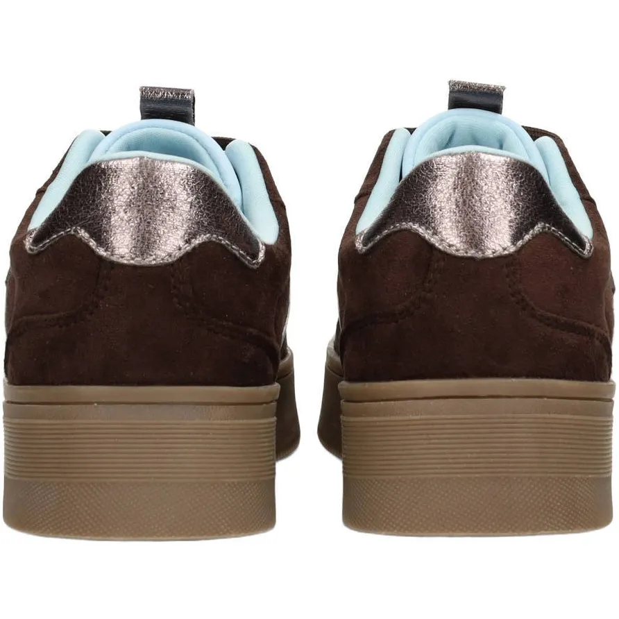POSH by Poelman Lilly sneakers - bruin/lichtblauw, foto 3