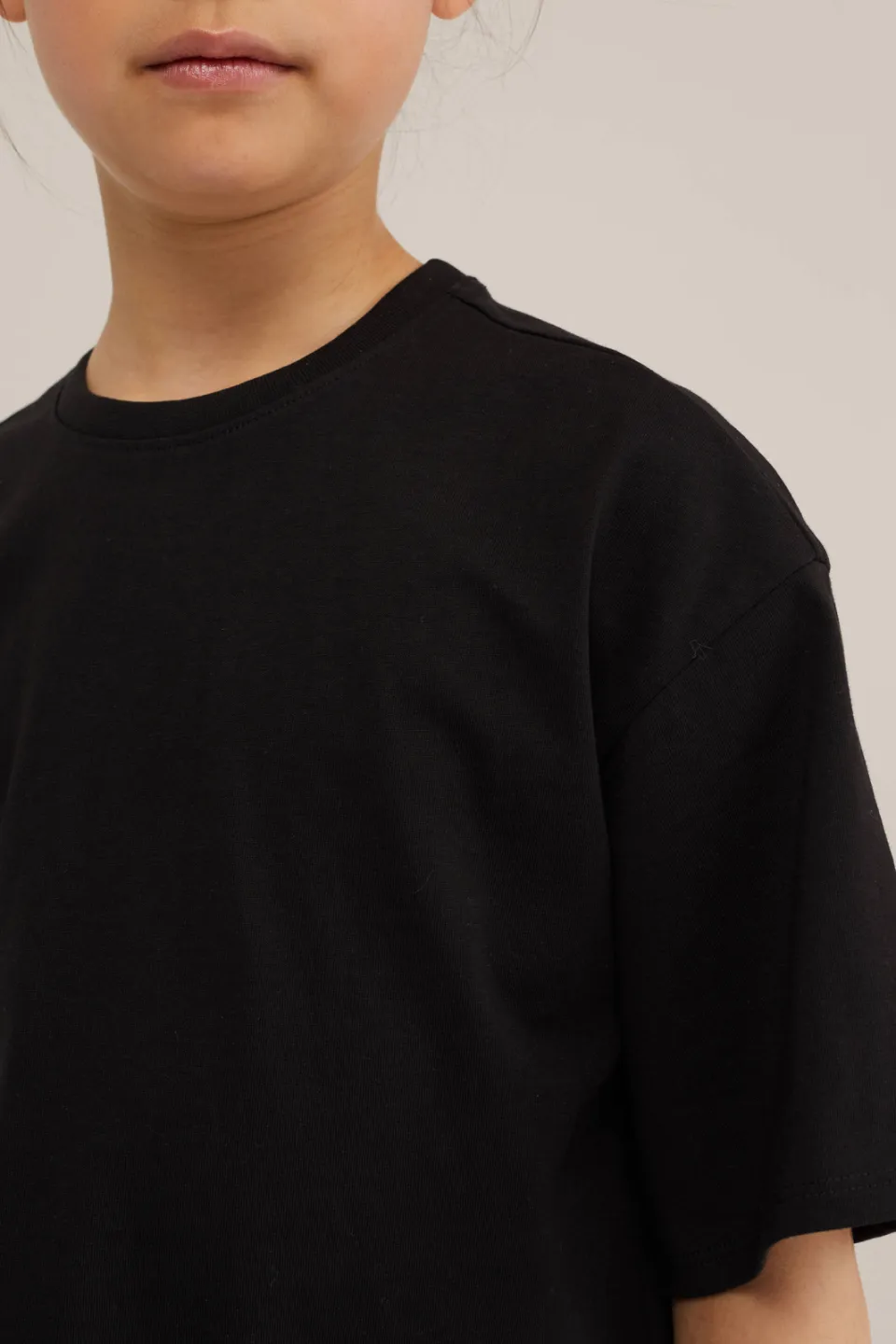 WE Fashion oversized T-shirt zwart, foto 4