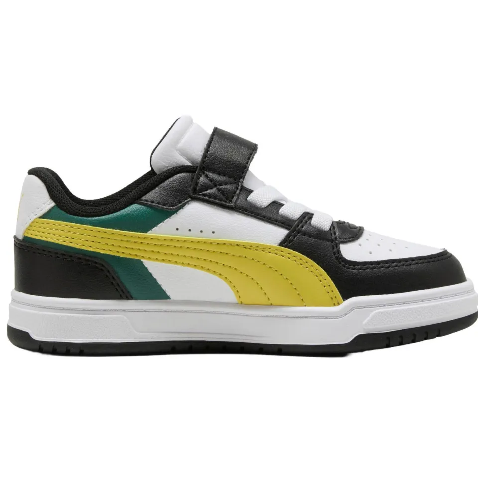 Puma Caven III Block sneakers wit Zwart/geel