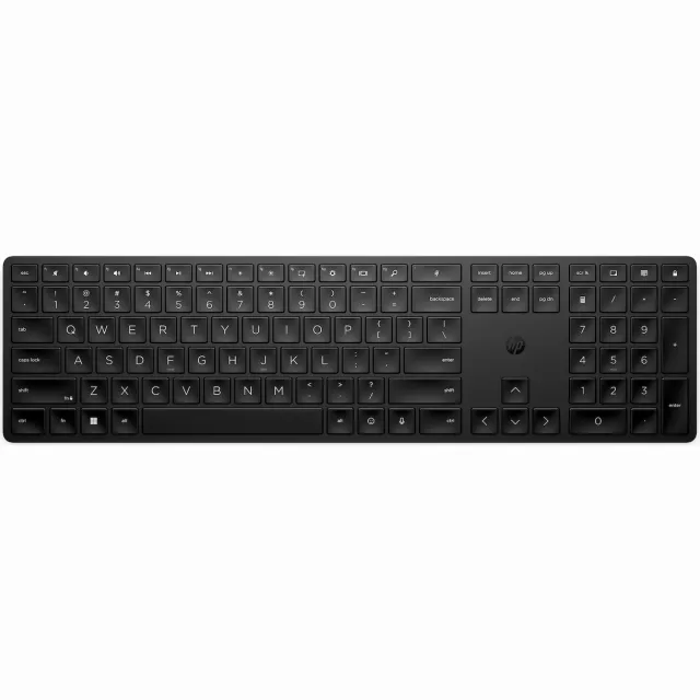 Hp 450 Draadloos Toetsenbord programmeerbaar Toetsenbord Zwart