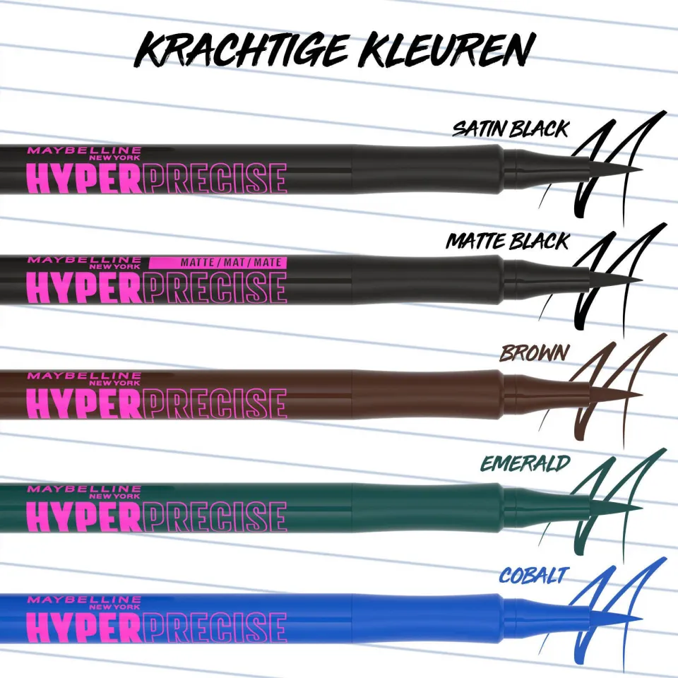Maybelline New York Hyper Precise eyeliner 730 Jungle multicolor, foto 6