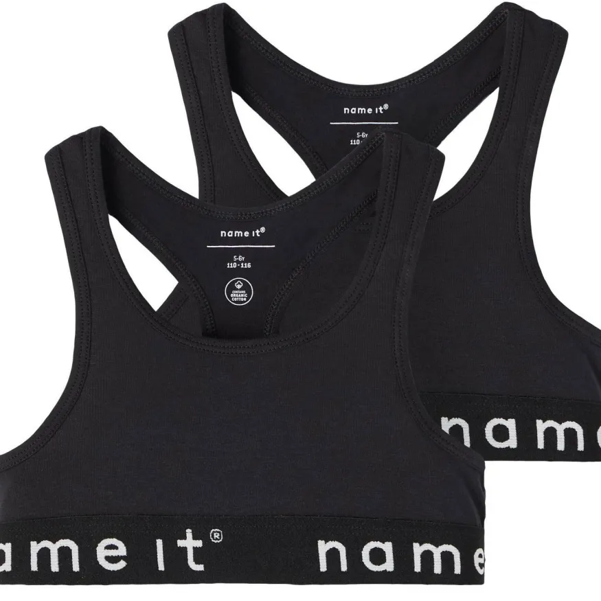 NAME IT bh top zwart set van 2, foto 2