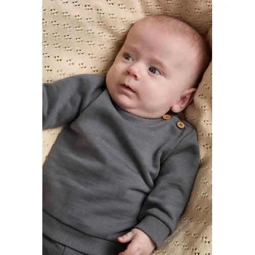 Lil' Atelier BABY loose fit sweater - grijs, foto 5