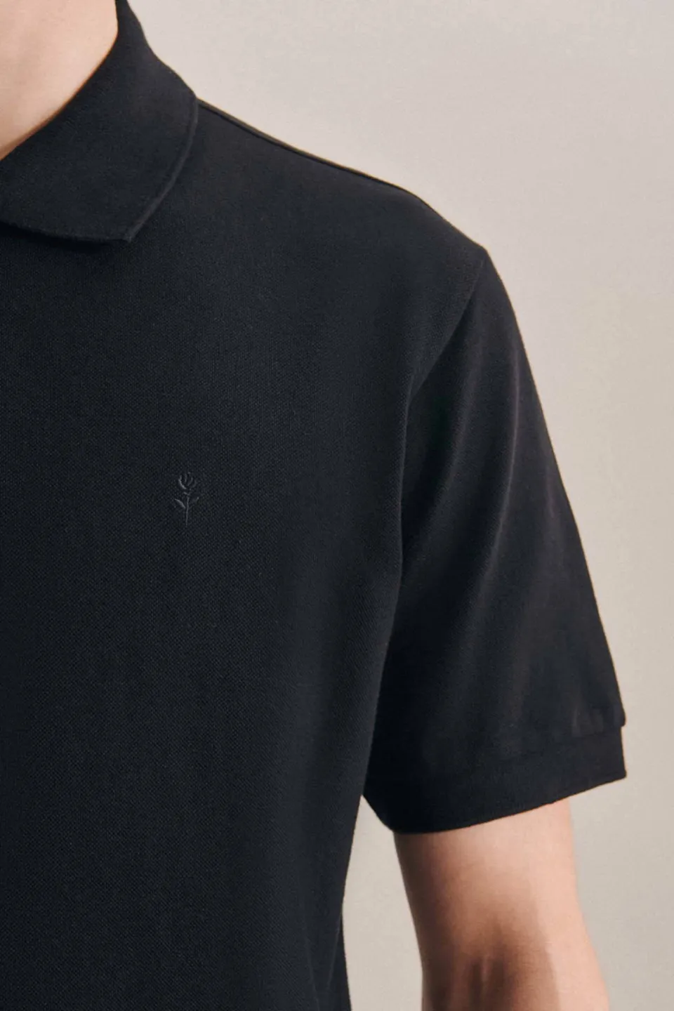 Seidensticker slim fit polo zwart, foto 7
