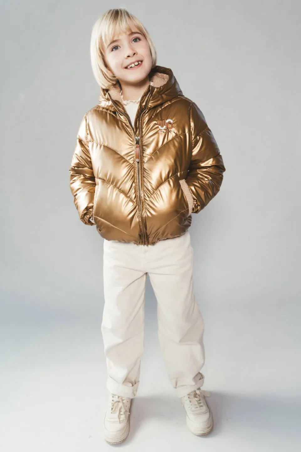 Moodstreet gewatteerde winterjas goud, foto 4