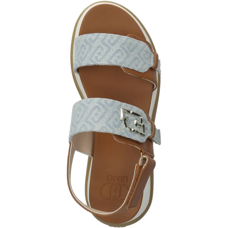 Liu Jo FIiona 02 sandalen cognac/blauw, foto 2