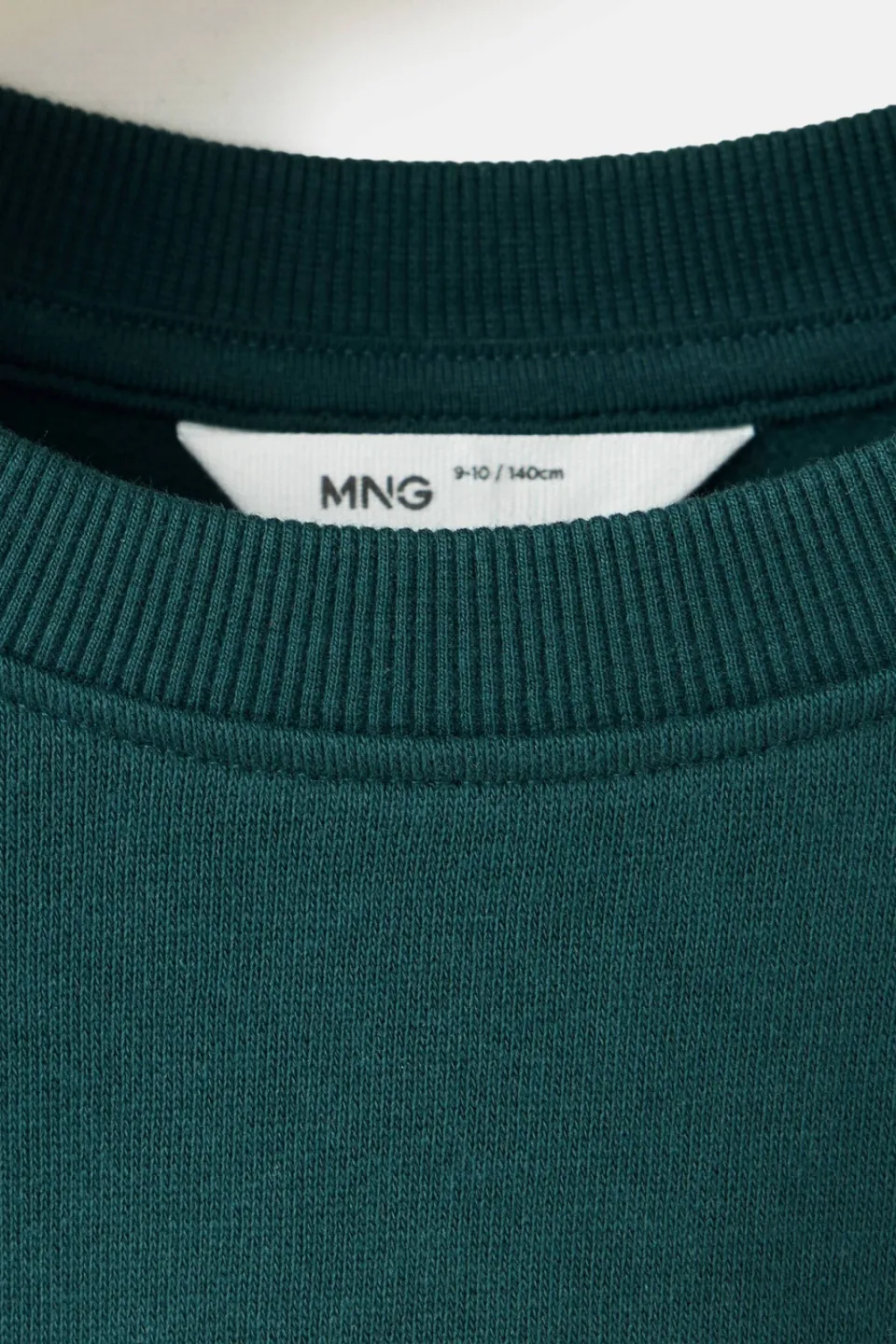 Mango Kids rechtvallende sweater met backprint - donkergroen, foto 6