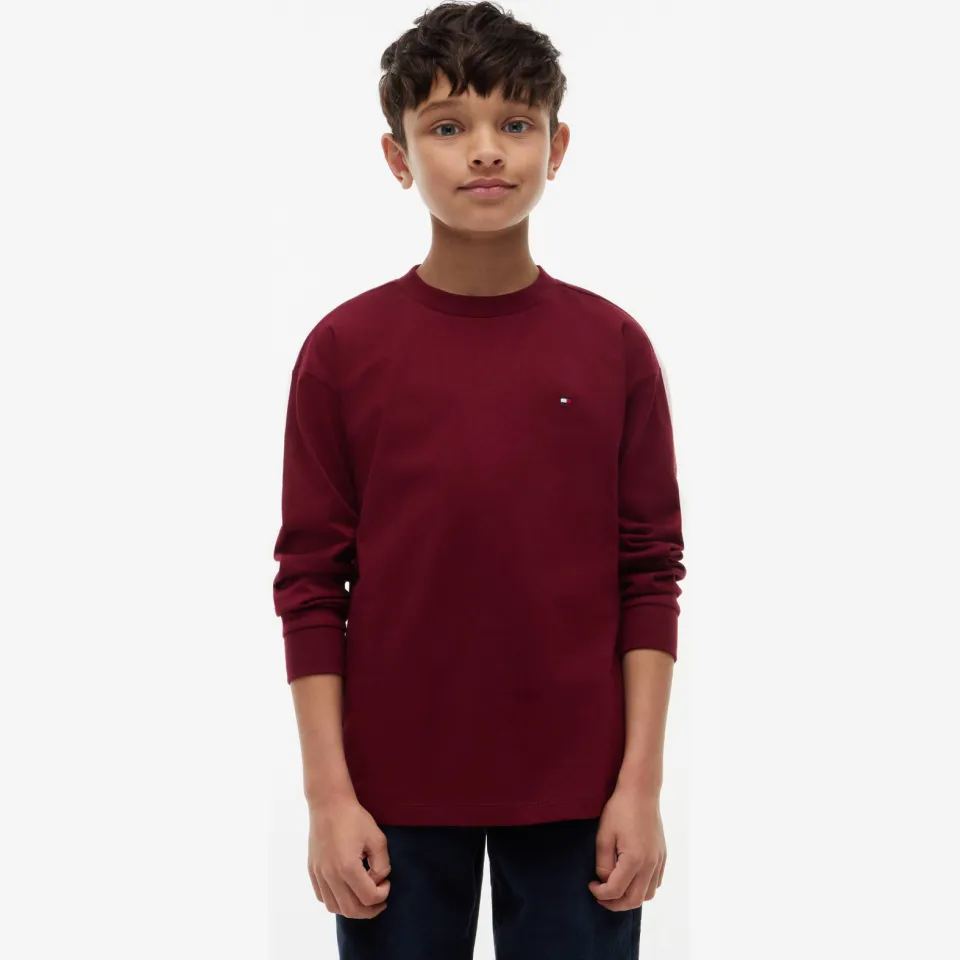 Tommy Hilfiger longsleeve donkerrood