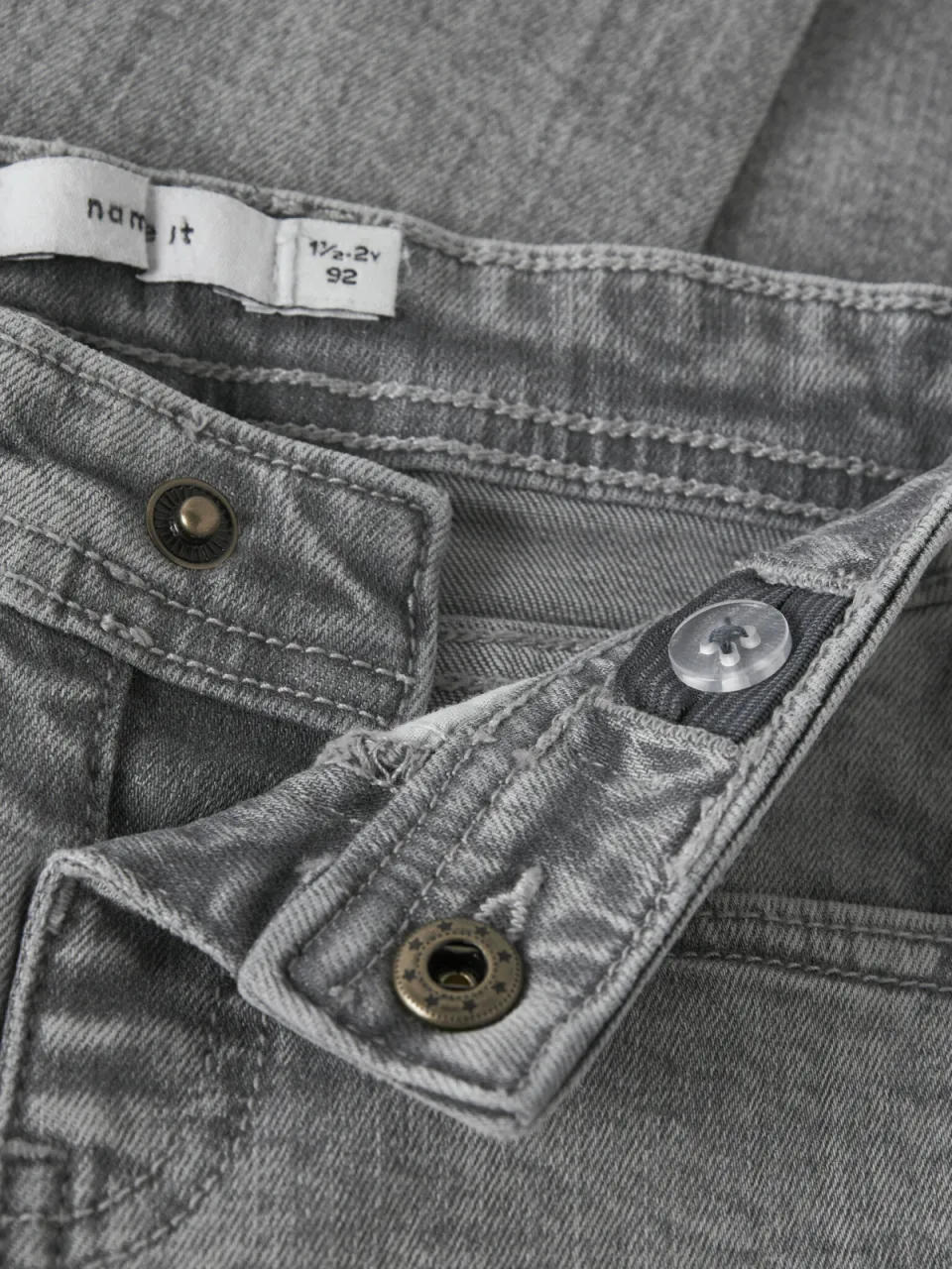 NAME IT MINI NMMSILAS slim fit jeans - grijs, foto 2