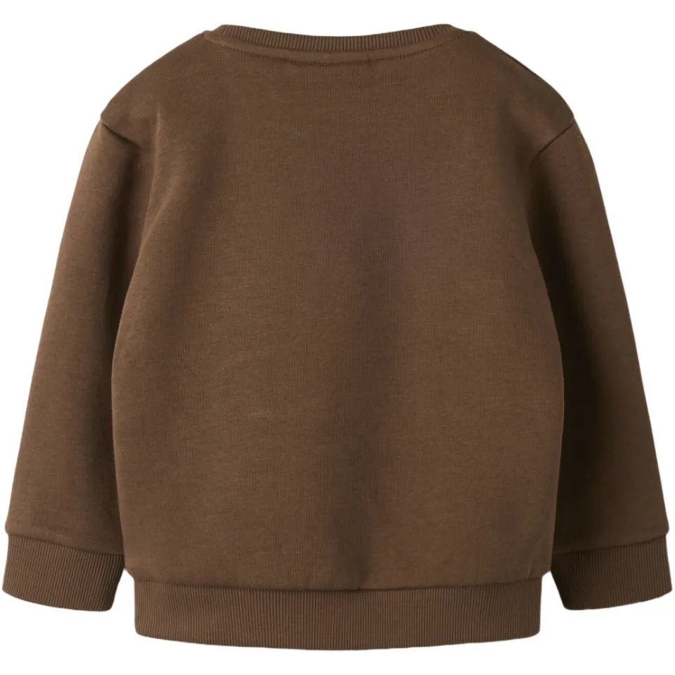 NAME IT MINI sweater met print - bruin, foto 3