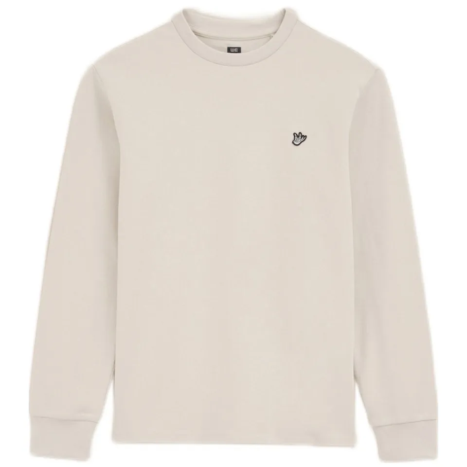 WE Fashion longsleeve beige, foto 2