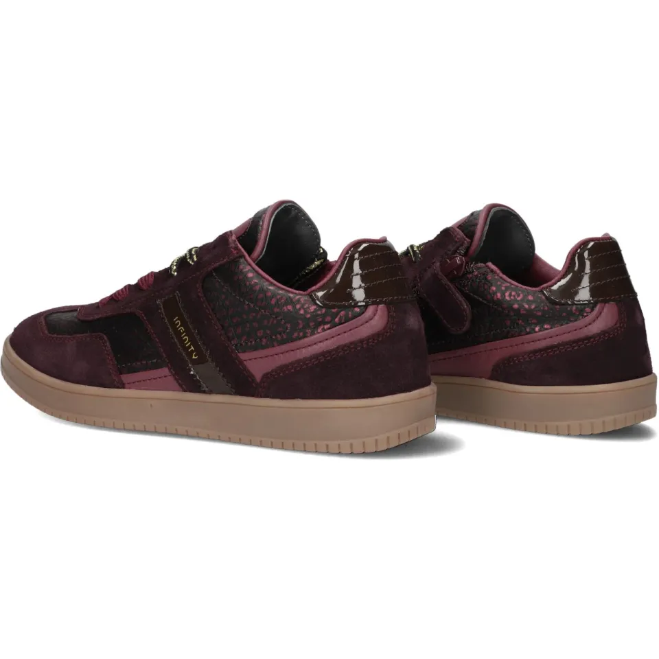 Hip leren sneakers bordeaux, foto 7