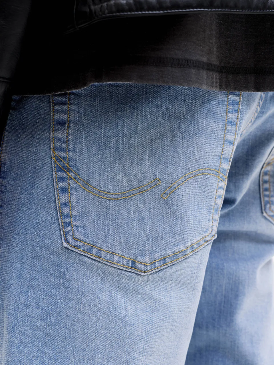 Jack & Jones JEANS INTELLIGENCE slim fit jeans JJIGLENN JJORIGINAL blue denim, foto 6