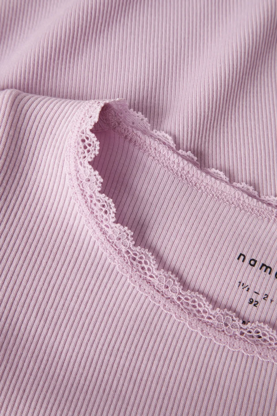 NAME IT t-shirt rib gebreid paars, foto 4