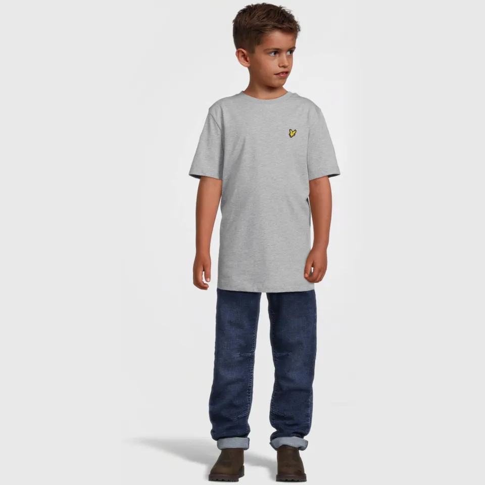 Lyle & Scott gemêleerd T-shirt grijs, foto 3