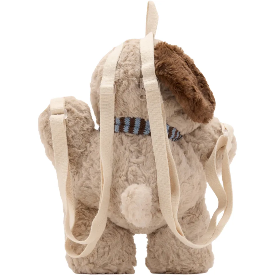 Mango Kids kinderrugzak lichtbruin hondje lichtbruin/bruin, foto 2