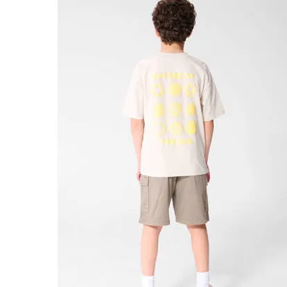 Shoeby T-shirt met backprint ecru, foto 4