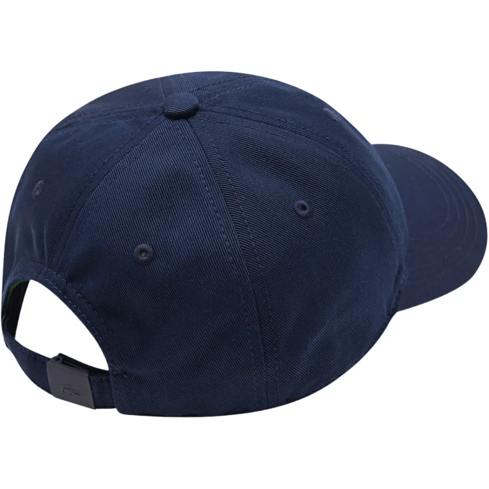 Lacoste katoenen pet met logo - donkerblauw, foto 2