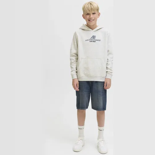 Jack & Jones JUNIOR hoodie wit, foto 3