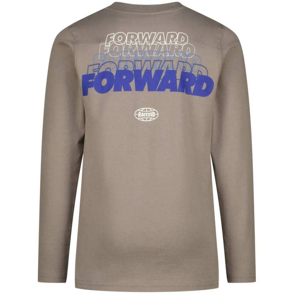 Raizzed Hame longsleeve met backprint grijs, foto 4