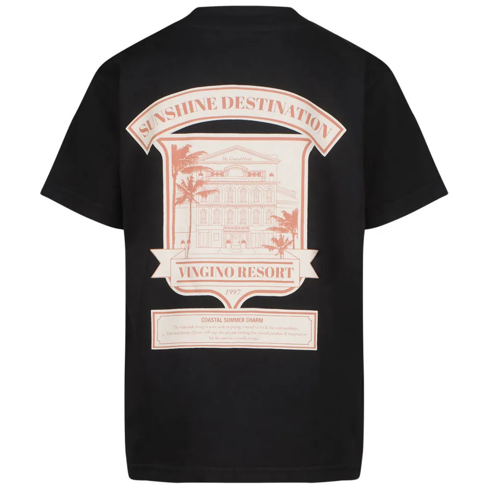 Vingino T-shirt met backprint zwart, foto 4